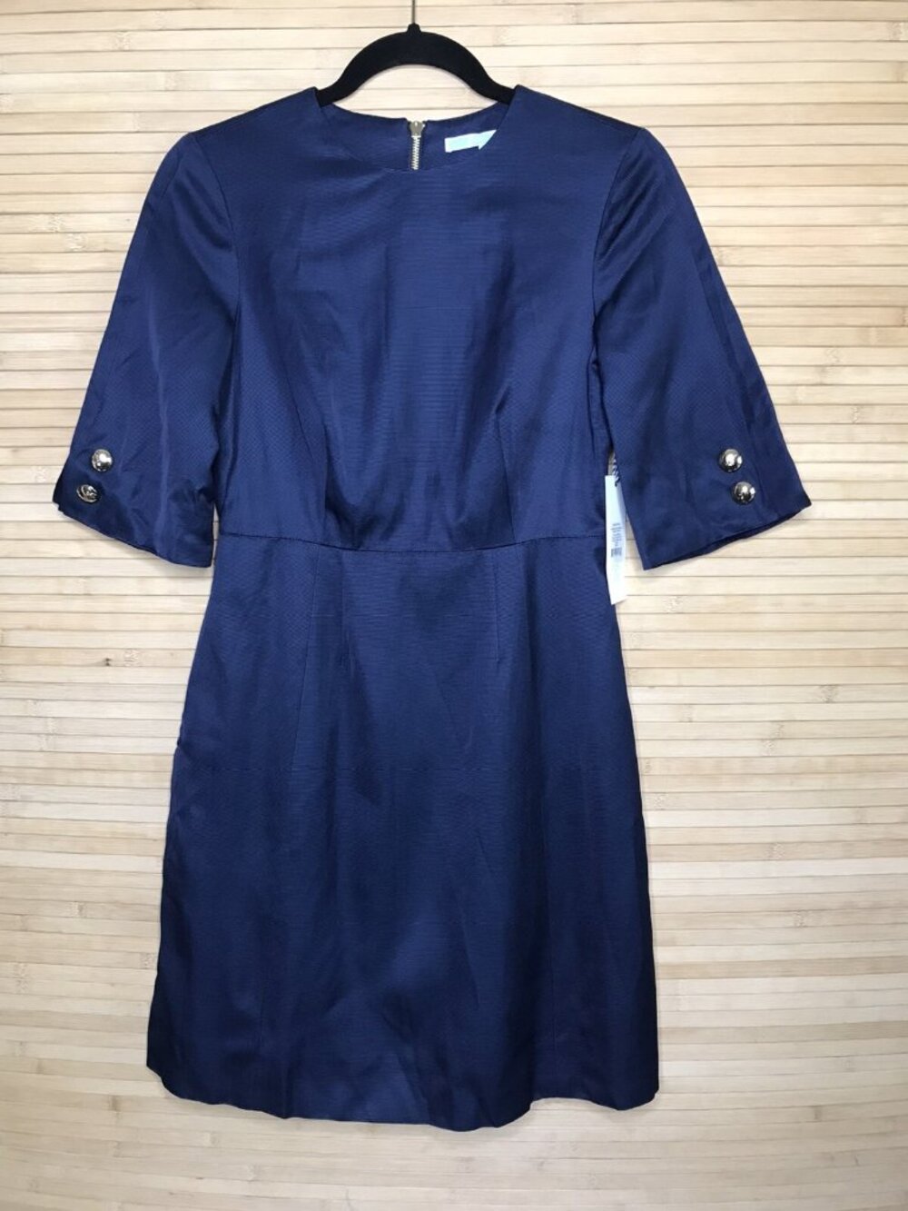 NWT $295 DRAPER JAMES Virginia solid Belle Sleeve Structured Dress SZ 2